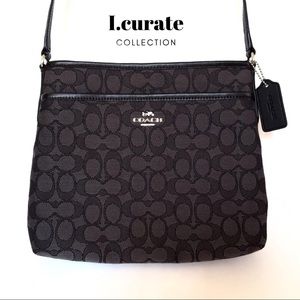 COACH Outline Zip File Crossbody Bag NEW